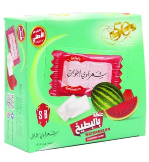 Sharawi Watermelon Chewing Gum 100 Ct. x 24 (290g)